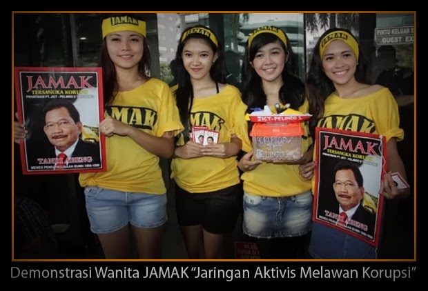 Demonstrasi Wanita JAMAK, Jaringan Aktivis Melawan Korupsi