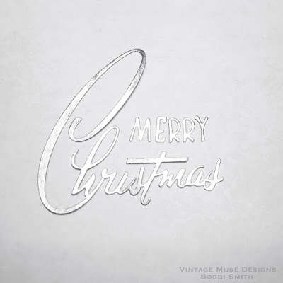 Vintage Muse: Rustic Merry Christmas Card&hellip;