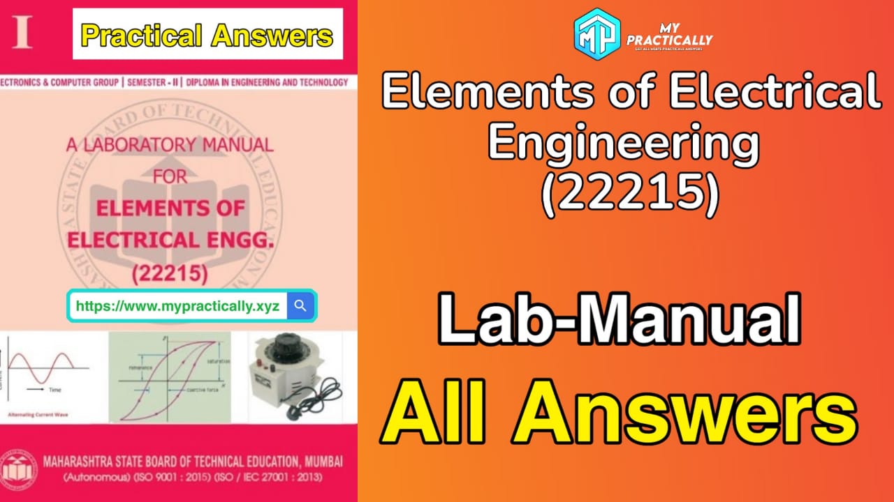 22215 Elements Of Electrical Engineering LabManual Answers PDF I