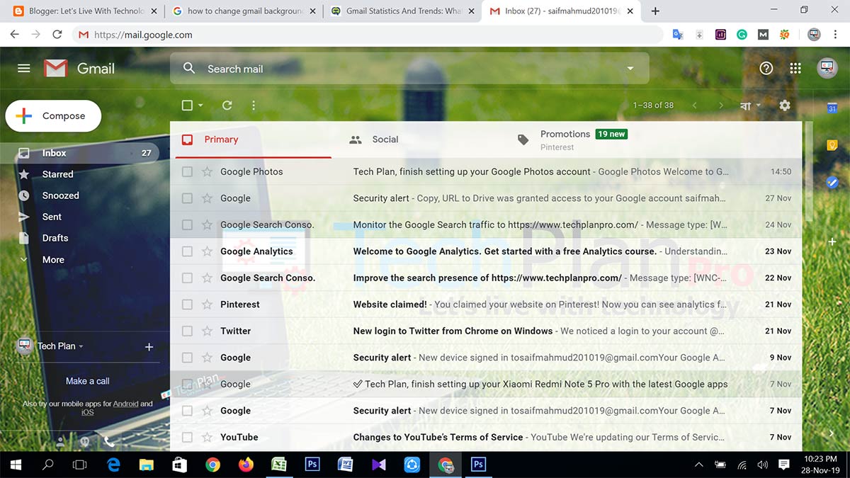 How to Change Gmail Background with Few Easy Steps Let's Live With Technology!