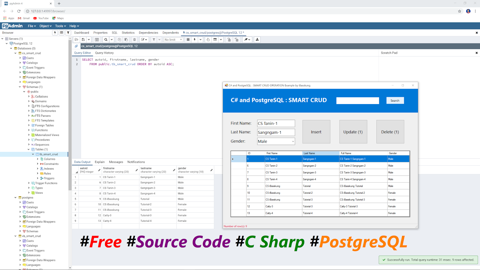 Postgresql rank. CRUD SQL. CRUD C# пример. CRUD Operations SQL. POSTGRESQL визуал программы.