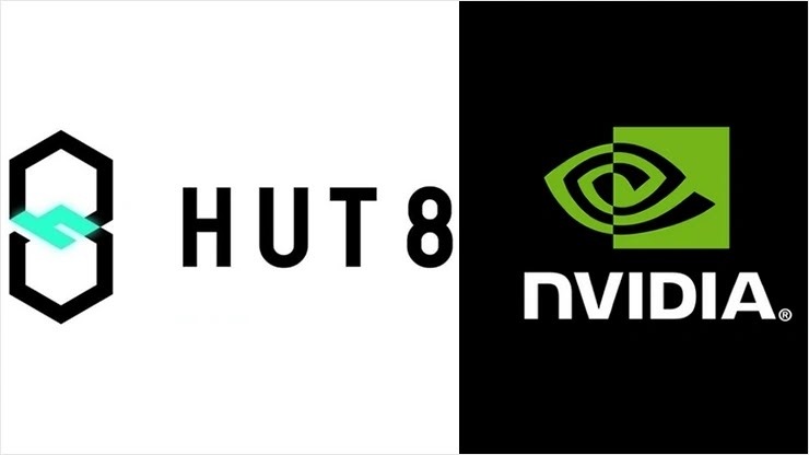 Компании Hut 8 и Nvidia Hut 8 и Nvidia