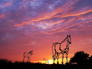 Horses in the sky