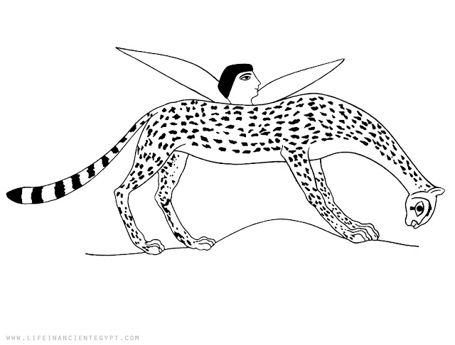 Ancient Egyptian Mythology Coloring Page