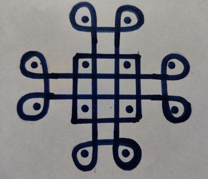 Featured image of post Simple Kolam With 4 Dots