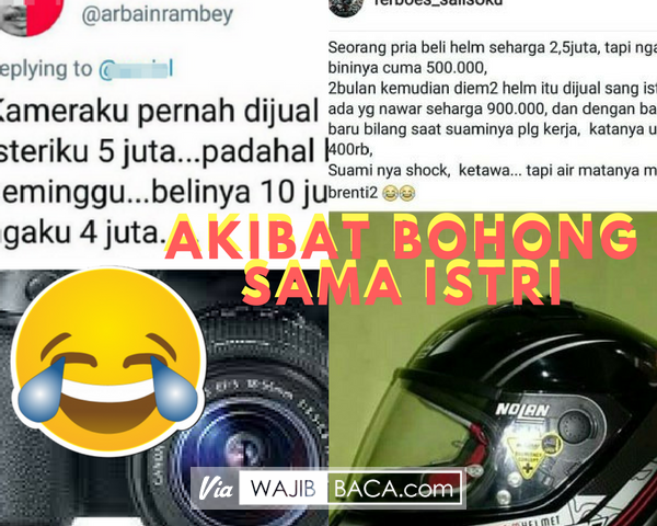 Ngakak Sekaligus Prihatin, Begini nih Akibat Suami Tak Jujur Sama Istri