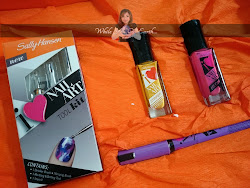 nail tool kit hamper hansen sally polish purple consist pen yellow inside pink