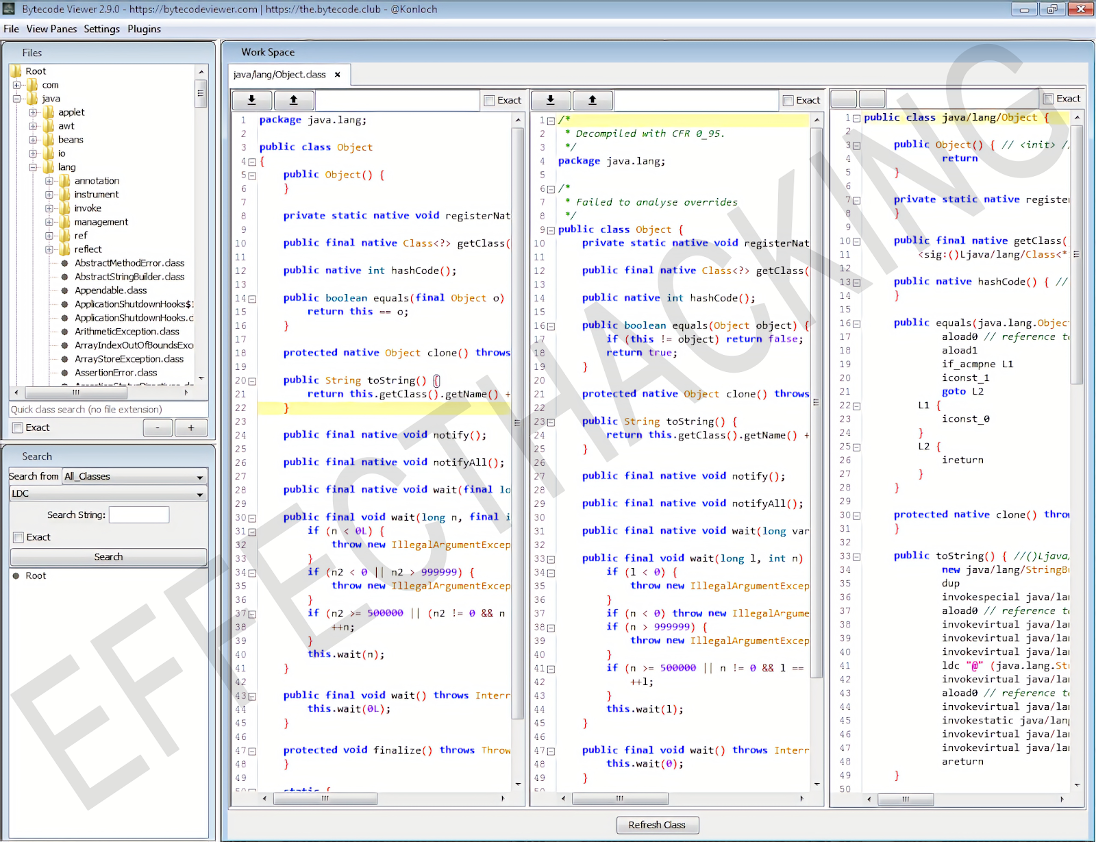 Bytecode Viewer Screenshot Bytecode Viewer Screenshot
