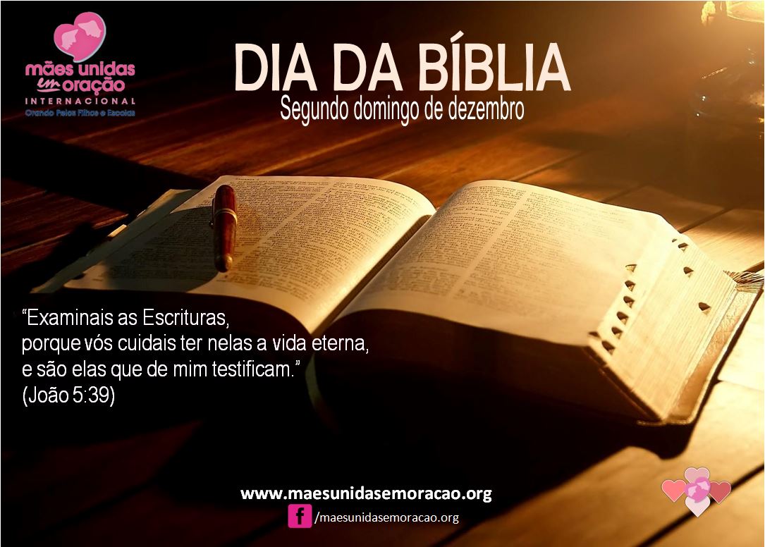 MÃES UNIDAS EM ORAÇÃO INTERNACIONAL BRASIL DIA DA BÍBLIA SEGUNDO