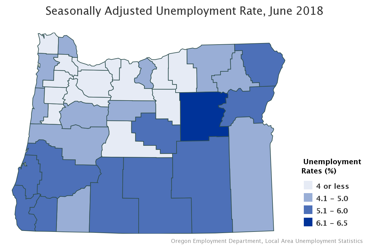Oregon Workforce and Economic Information June 2018 Employment and