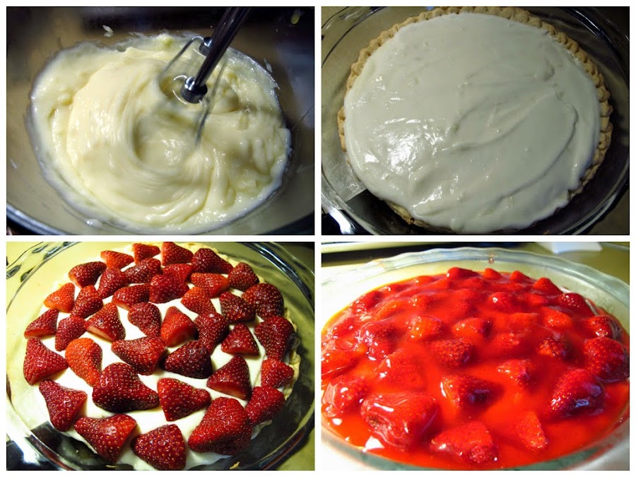 Cómo hacer tarta de fresas con crema