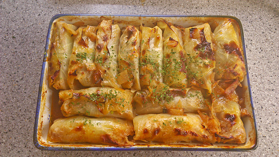 Vegetarische Kohlrouladen