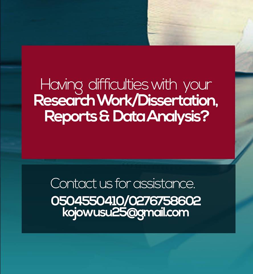 Get Assistance With Your Dissertation/Research Work