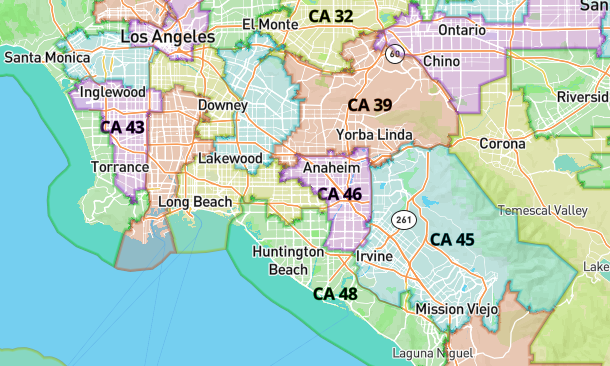 Retiring Guy's Digest California 45th congressional district UPDATE