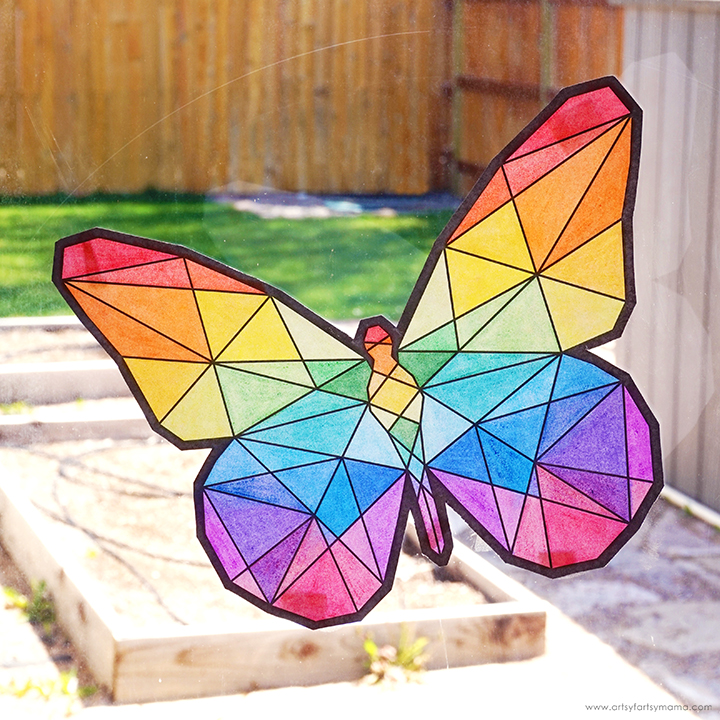 Free Printable Butterfly Suncatcher