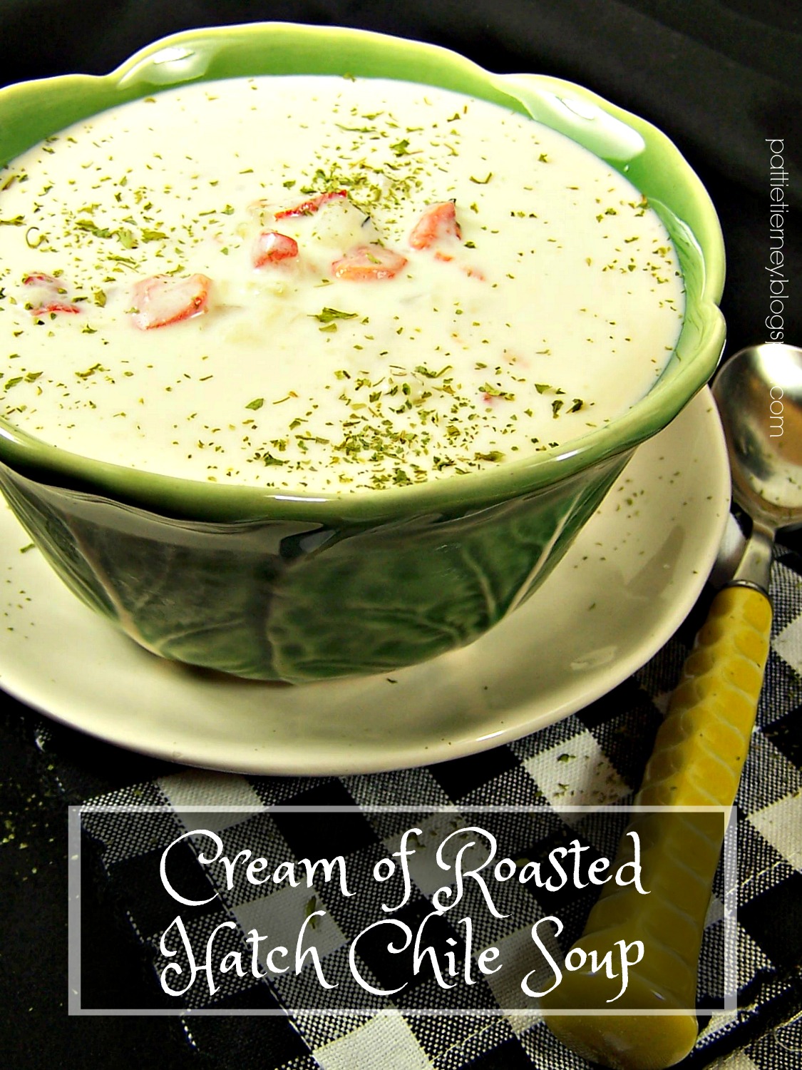 OllaPodrida Cream of Roasted Hatch Chile Soup