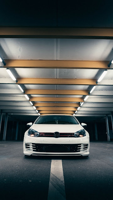 olkswagen Golf GTI, Volkswagen, Car, White, Front View olkswagen Golf GTI, Volkswagen, Car, White, Front View