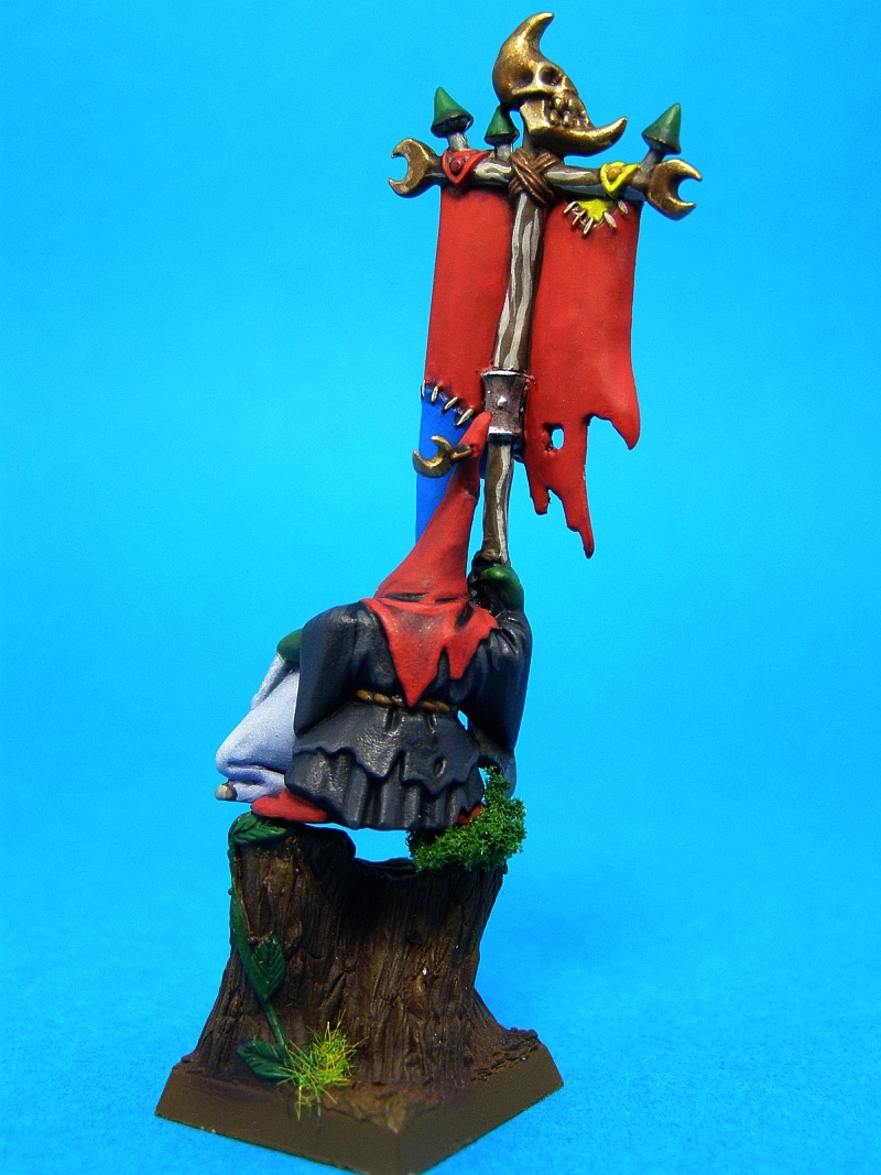 Drazhar's Miniworks: Night goblin battle standard