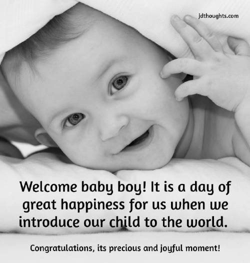 Congratulations quotes for baby boy: Messages and Wishes
