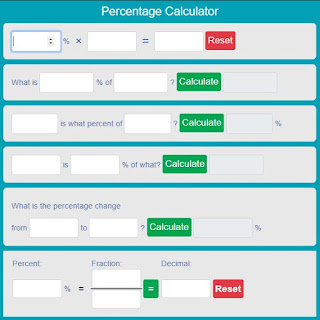 Percentage Calculator Project