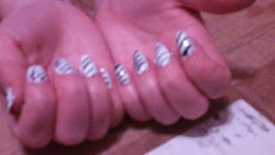 nails pretty seeing job think did he