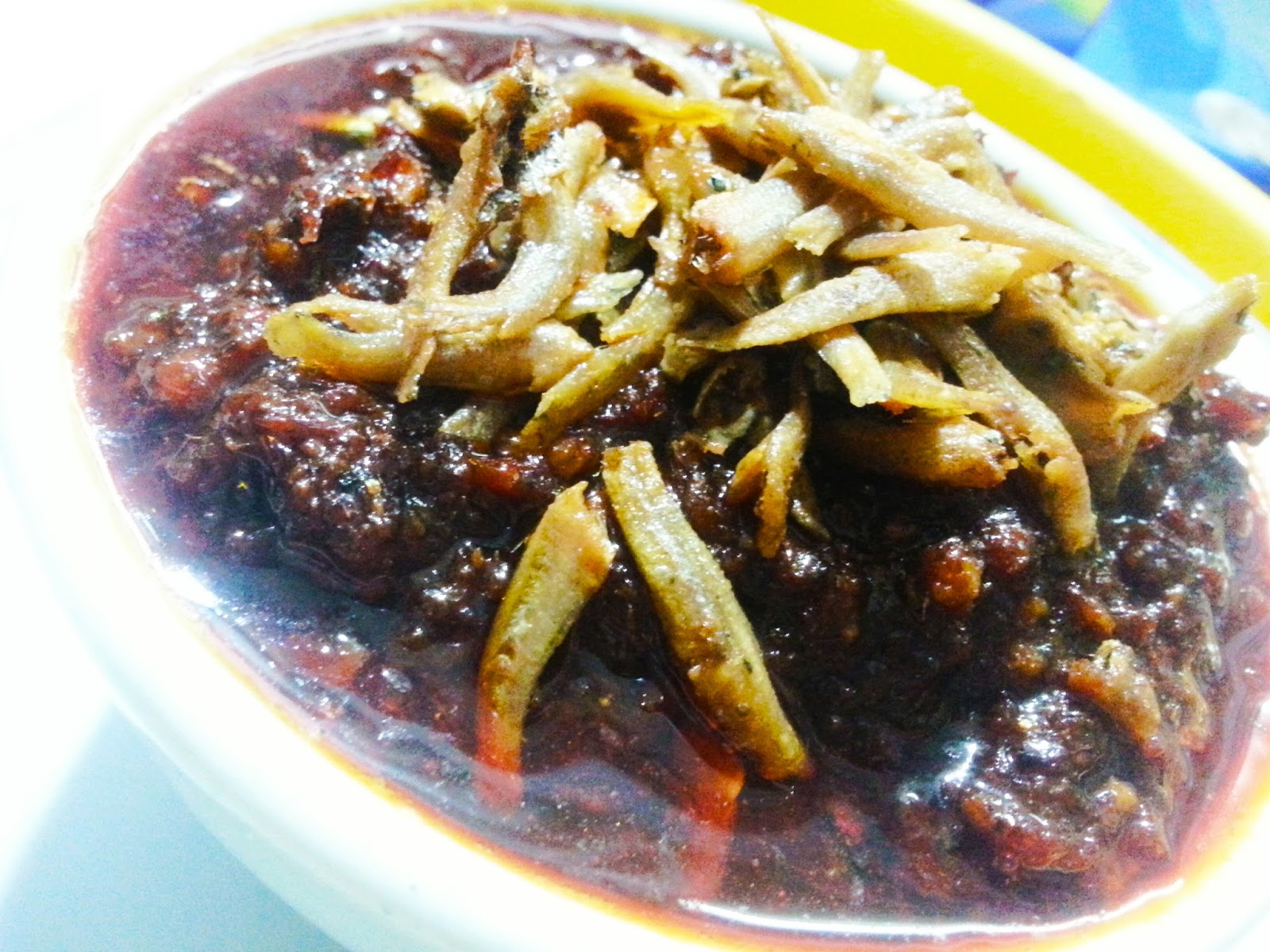 Queyun Tuhau Sabah Borneo Sambal Tuhau Bilis