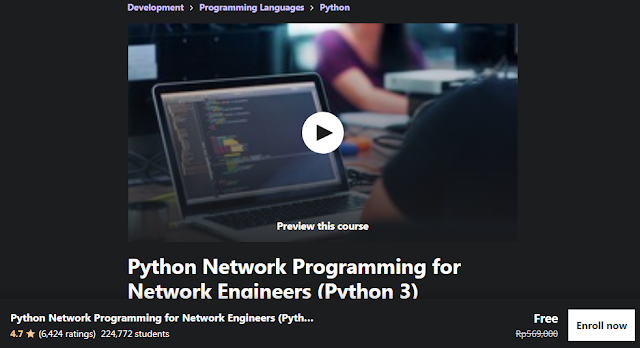 Free Python Network Programming for Network Engineers (Python 3)