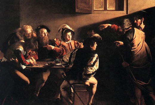 La vocazione di San Matteo di Caravaggio