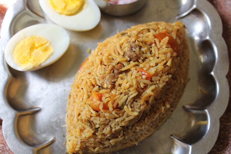Pressure Cooker Mutton Biryani Recipe VIDEO RECIPE Yummy Tummy