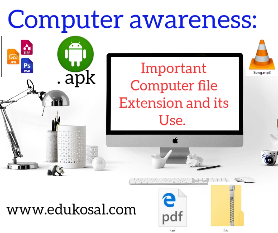 Computer Awareness Important Computer File Extensions List And Their computer-awareness-important-computer-file-extensions-list-and-their