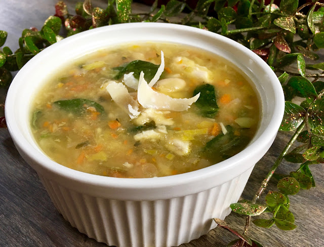 Spicy Leftover Thanksgiving Turkey and White Bean Soup