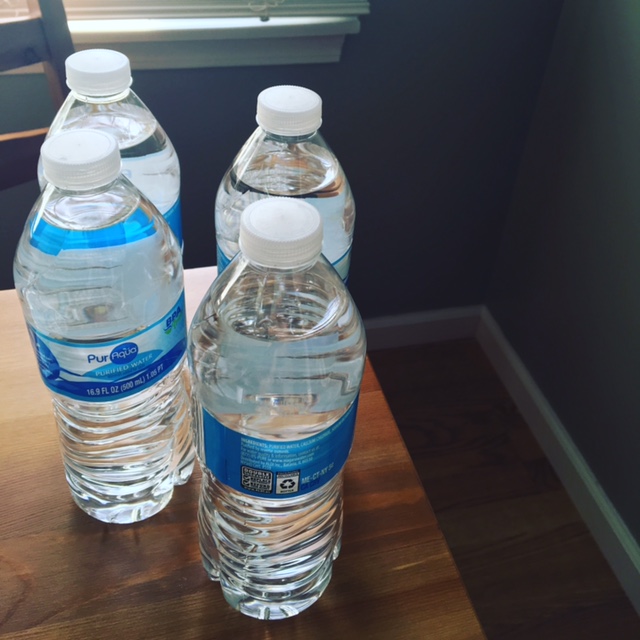 Grace and Graham Crackers Four Cold Water Bottles