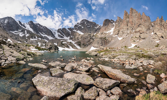 Rocky Mountain National Park Sky Pond Panorama Prints Photography panoramic