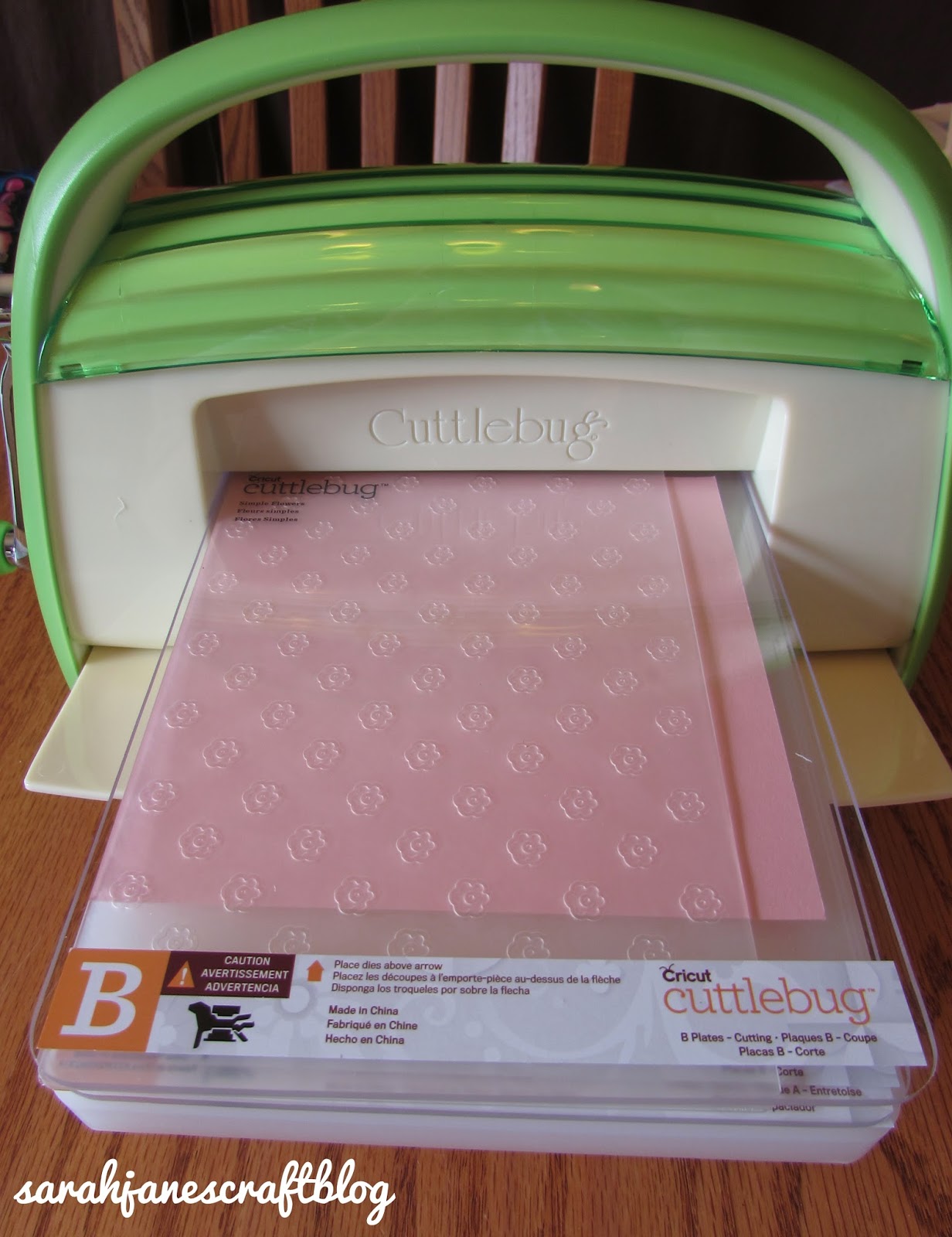 Embossing with a Cuttlebug