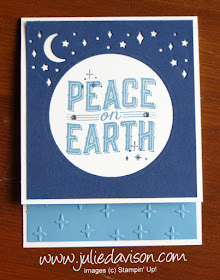 Stampin' Up! Carols of Christmas Peace on Earth Card ~ 2017 Holiday Catalog ~ www.juliedavison.com