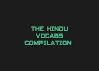 The Hindu Vocabs VOCABULARY, The Hindu editorial Vocabulary /Vocabs for Bank(IBPS, SBI, RBI) exams, for SSC exams, Englishkendra