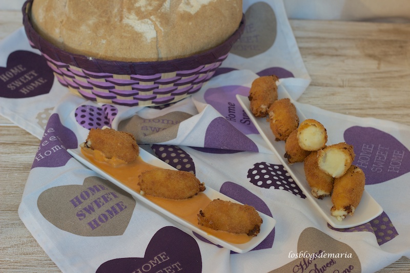 Croquetas de choco y mostaza