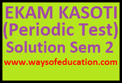 STD 6 TO 8 UNIT TEST(EKAM KASOTI) SOLUTION DATE DATE 8/2/20 STD 6 TO 8 UNIT TEST(EKAM KASOTI) SOLUTION DATE DATE 8/2/20