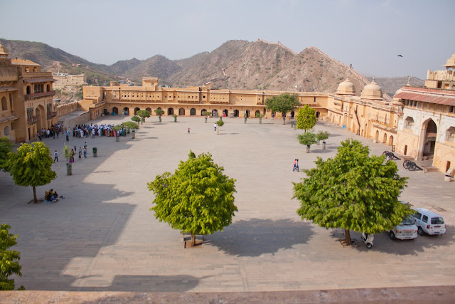 Amer Fort or Amber Fort Jaipur Rajasthan India Royalty Free Stock Images pictures