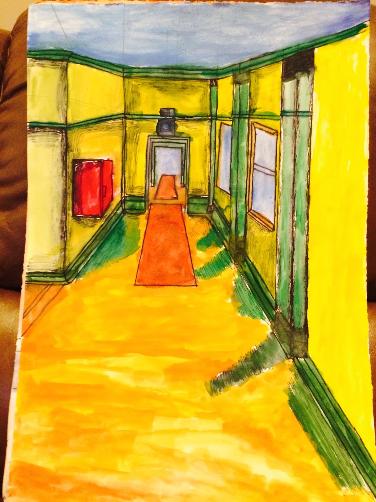 Mrs Hazon Yr 8.12 Visual Arts Places and Spaces sample work to help