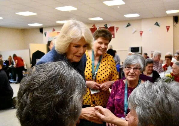 The Duchess visited Second Time Around, a furniture store and tearoom for adults with learning disabilities. Meghan Markle