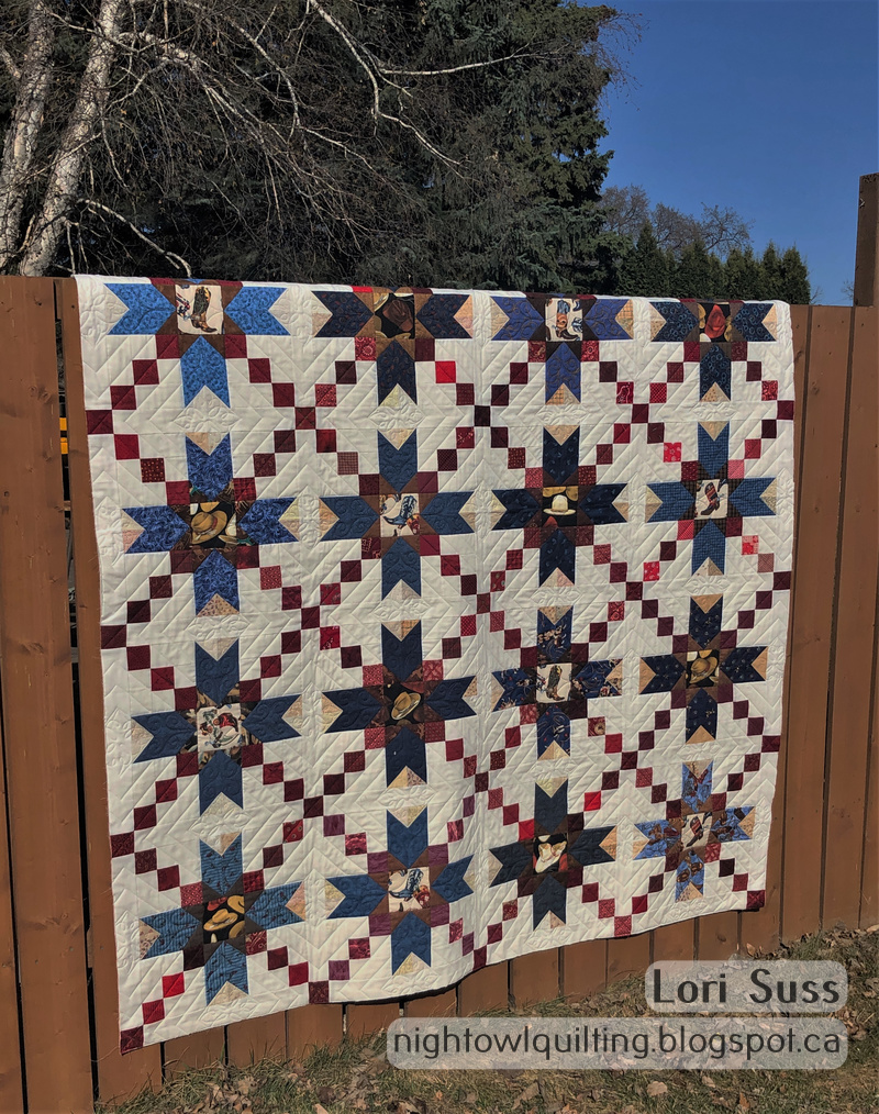 Night Owl Quilting & Dye Works Western Blackford's Beauty