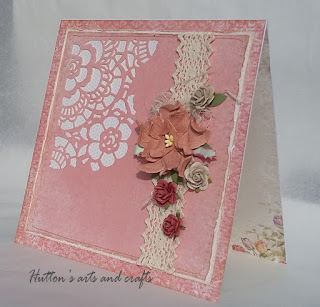 Hutton's arts and crafts Pion Design handmade card
