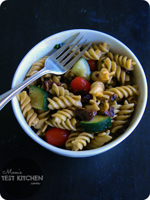 Mom's Test Kitchen: Peppered Bacon & Sweet Balsamic Pasta Salad