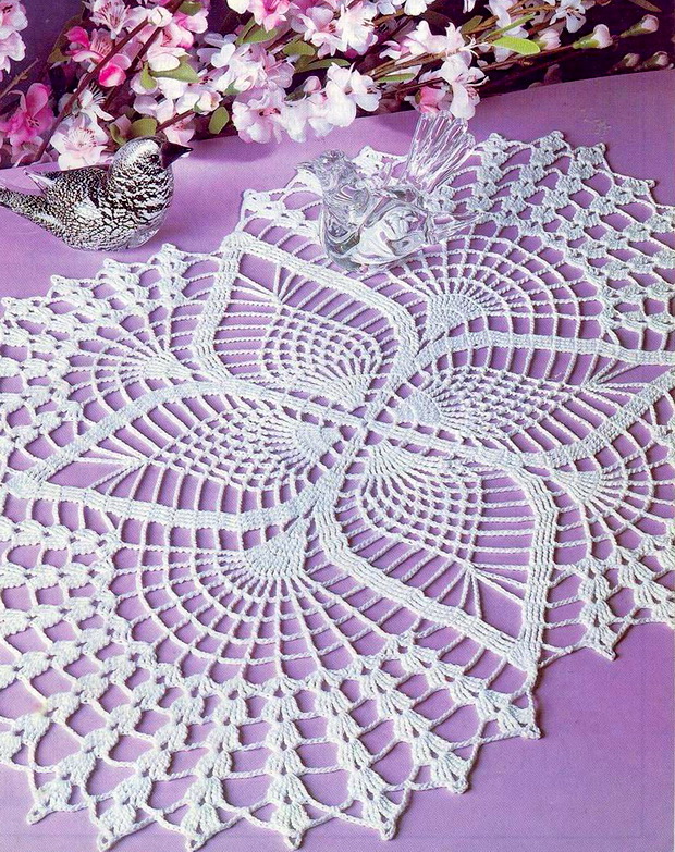 Crochet Art Crochet Doilies Crochet Pattern Oval Lace Doilies