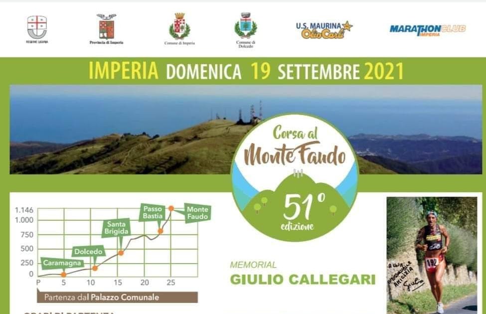 Genova di corsa Corsa al Monte Faudo locandina