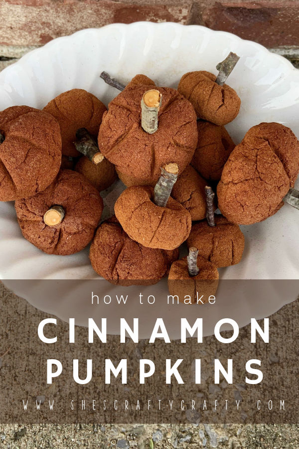 She's Crafty How to Make Cinnamon Pumpkins