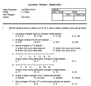 Contoh soalujiannasionalunmatematikakelas Contoh soalujiannasionalunmatematikakelas9smpm ts