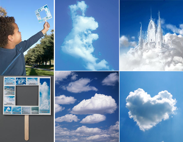 наблюдать за облаками.