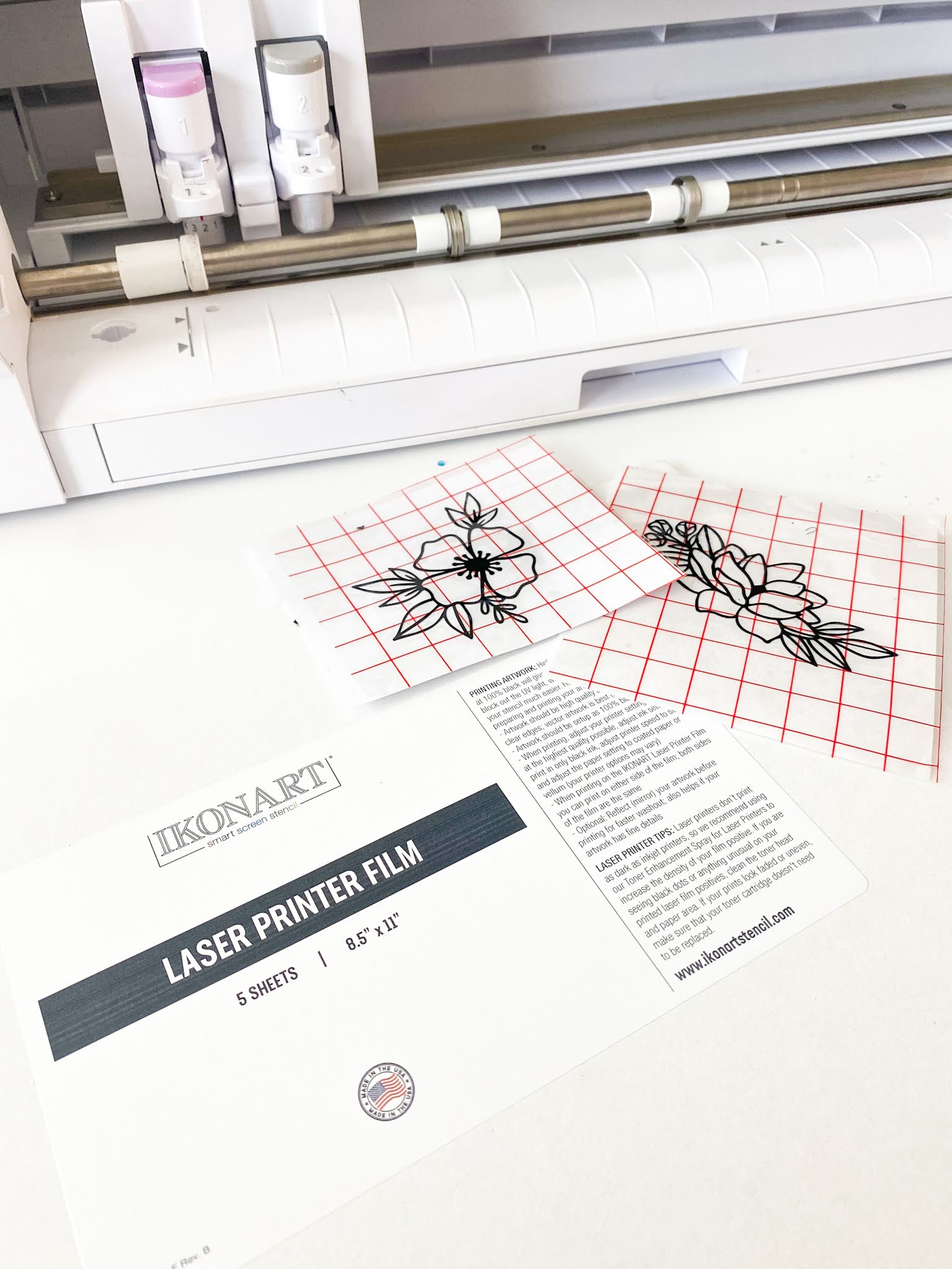 How to Use Laser Printer Sheets for Stencils When You Have Inkjet